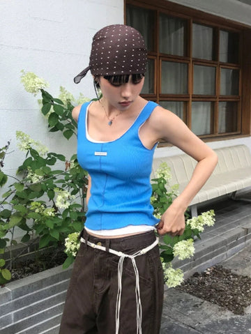 EDGE LABEL SLEEVELESS